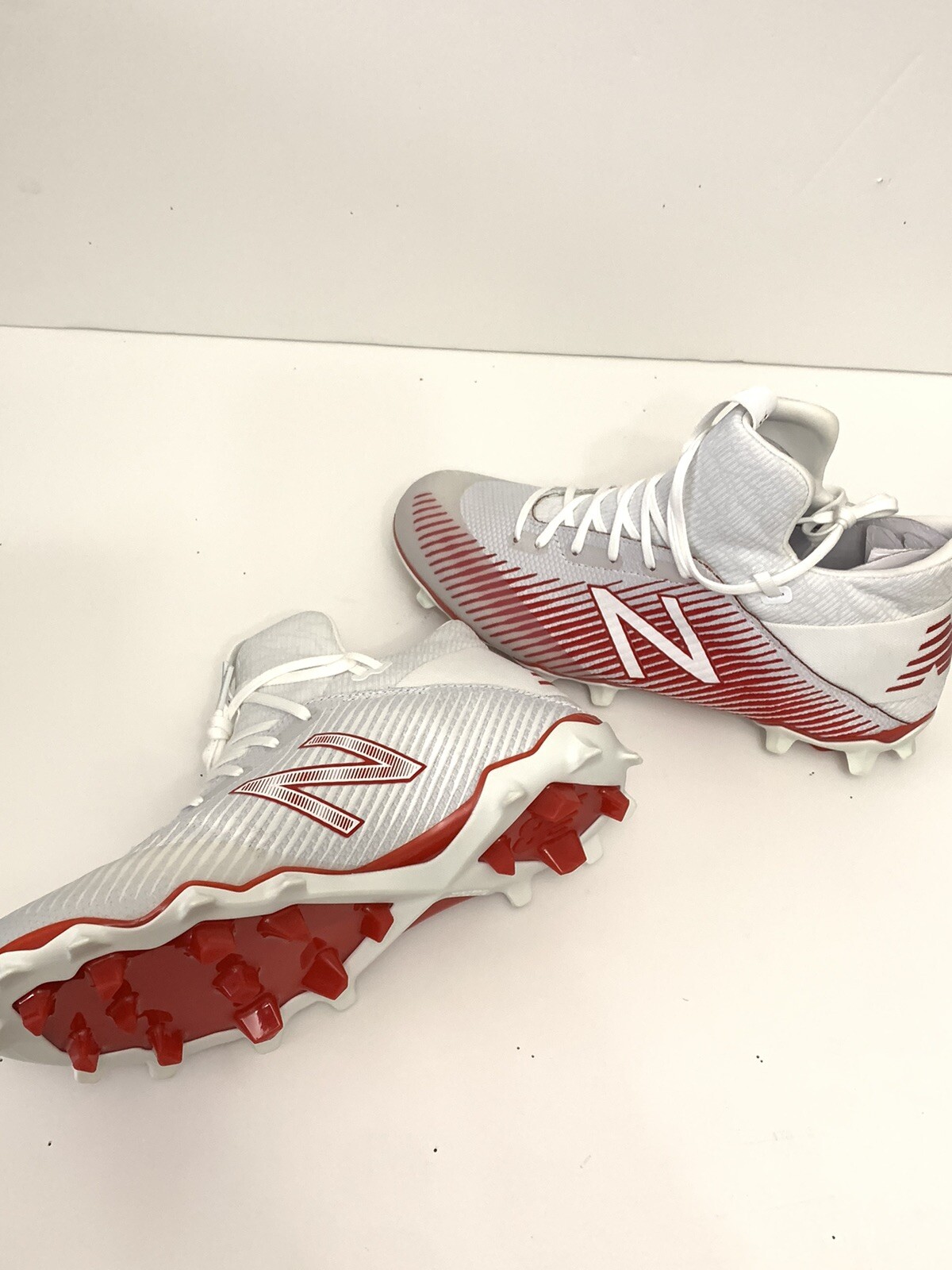new balance burn x2 low cut men's lacrosse cleats white