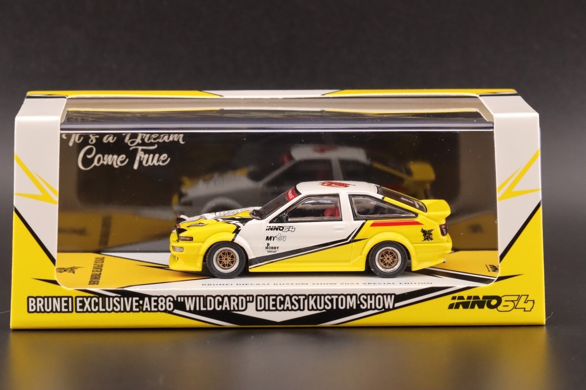 Inno64 Toyota Sprinter Trueno AE86 Wildcard Brunei Exclusive