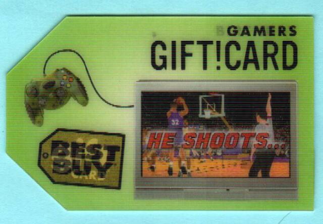 BEST BUY Lenticular Gamers Birthday 2002 Gift Card ( $0 )
