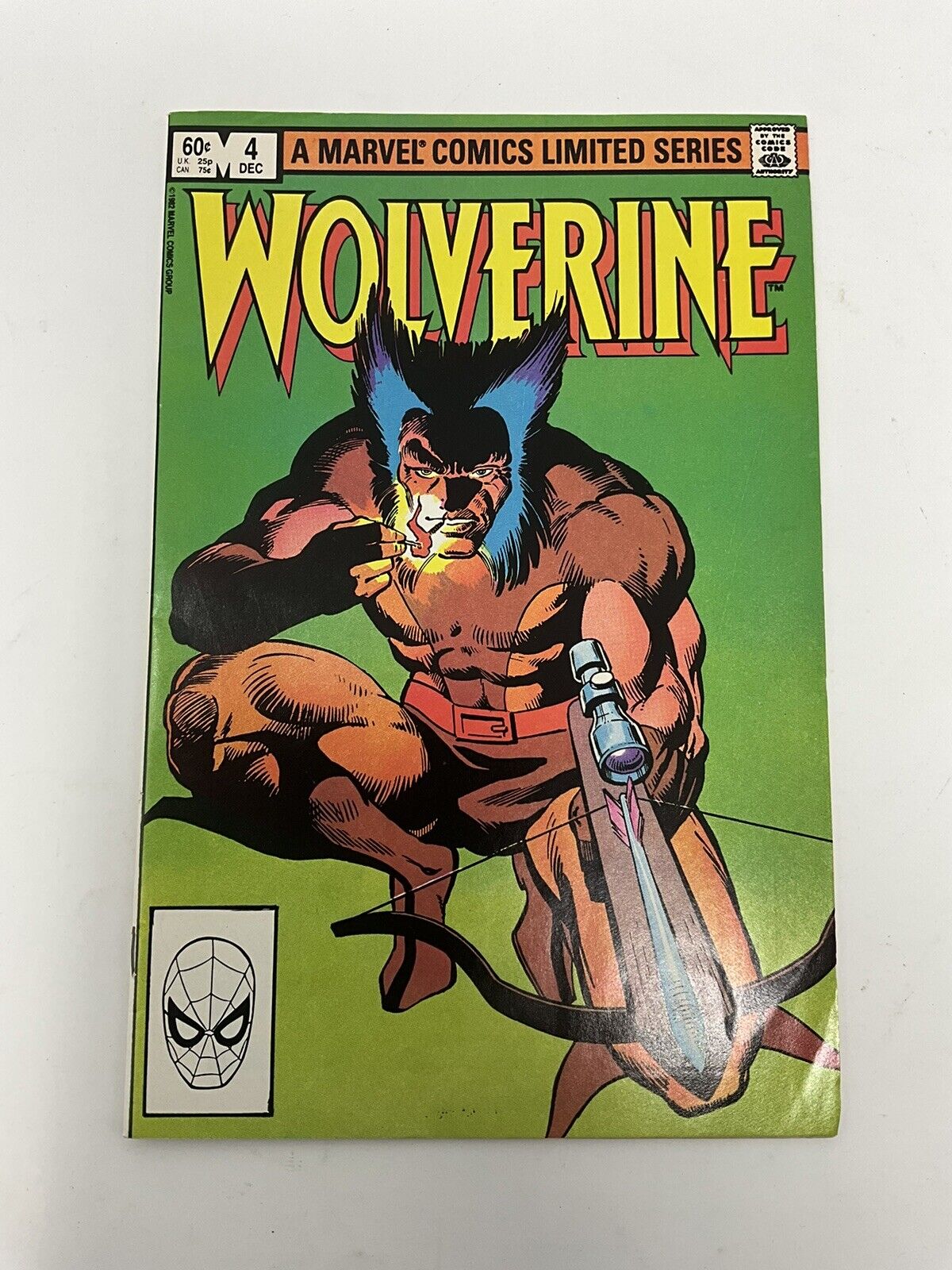 WOLVERINE #4 1982 1st Wolverine Solo/Limited Series Frank Miller HIGH GRADE 9.6!