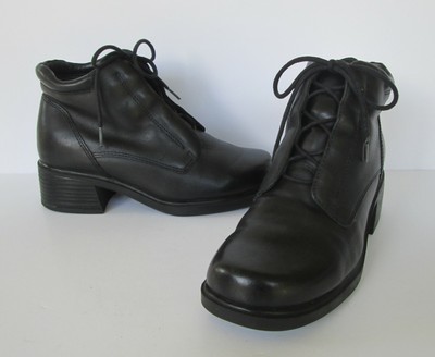 black leather lace up shoes womens