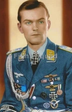 WW2 Picture Photo German Luftwaffe Pilot Iron Cross 3306