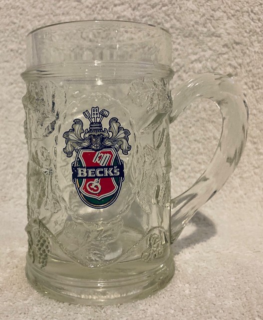 becks beer mug