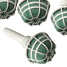 6 pcs 7" Green Foam Wedding Bouquet Holders Wedding Decorations Crafts Supplies