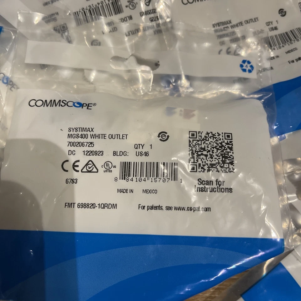 20x cat 6 commscope connectors - Image 2 of 3