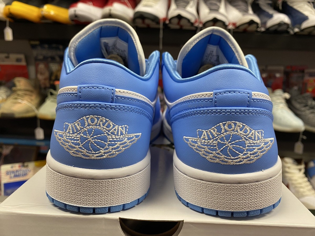 New Air Jordan 1 Low UNC Size 10/8.5 Rare Retro OG VTG New Air Jordan 1 Low UNC Size 10/8.5 Rare Retro OG VTG