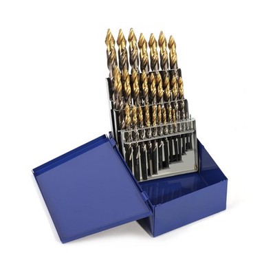 COMOWARE 29Pcs Stepped Point Drill Bit Set, 1/16''   1/2'' Drill ... USA FAS