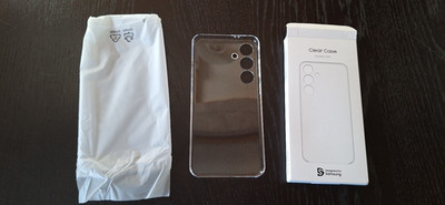 Original Samsung Transparentes Schutzcase Hülle Galaxy S24+ Plus GP-FPS926SAATW