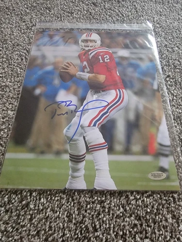 Tom Brady Autographed 8x10 Tampa Bay Buccaneers COA TOTAL SPORTS NFL 6 Time MVP