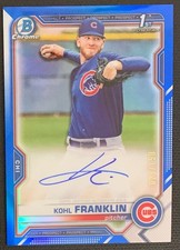 2021 Bowman Chrome - 1st Bowman - Autograph Card - Kohl Franklin - 023/150