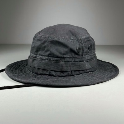 Rare Supreme Overdyed Camo Black Boonie Hat SS21 Size S/M | eBay