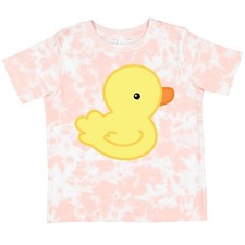 Camiseta Inktastic Amarilla Bebé Pato Niño Pájaro Niño Animal Niños Familia Ducha