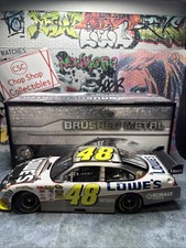 2010 JIMMIE JOHNSON  48 LOWE'S BRUSHED METAL 1/24 DIECAST DIN 280/314 RARE FIND