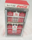 Vintage Enesco Coca Cola Display Refrigerator Diecast Musical Bank