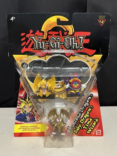 Yu-Gi-Oh! Series 4 Mattel Action Figures 3 Pack Time Wizard Thousand Dragon Baby