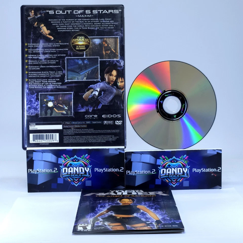 Tomb Raider Angel of Darkness PS2 в коробке с руководством - PlayStation 2 - Изображение 2 из 4