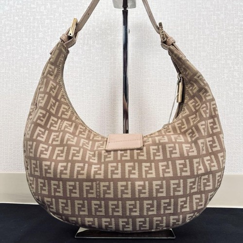 Autentica borsa a tracolla fendi hobo mano FF zuccino mamma secchiello y2k vintage rara - Foto 20 di 24