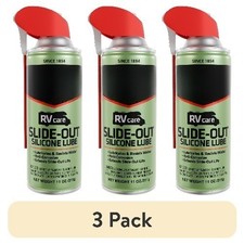  3 pack  RVcare Slide-Out Silicone Lubricant Spray, 11 oz Can