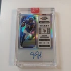 2022 Contenders Optic Justin Jefferson Veteran Ticket Auto 37/50