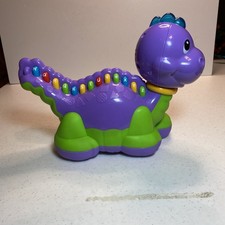 LeapFrog Learning Path Dinosaur ABC 123 Songs Purple Green Tested Works Baby Toy