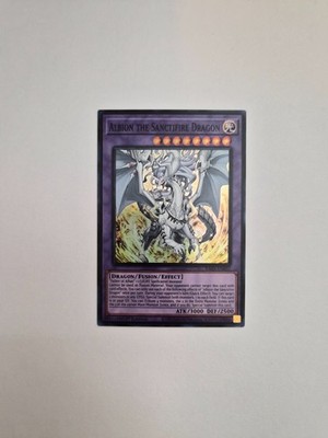 Yugioh Rarity 5 - Albion the Sanctifire Dragon (Super Rare) - RA05-EN037