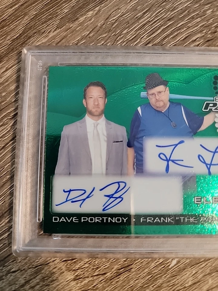 2024 Leaf Electrum Dave Portnoy / Frank The Tank Fleming /15 Dual Auto PSA 9 - Image 4 of 4
