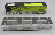 Acrylic 12 Dart Holder Soft or Steel Tabletop Display Organizer w/Storage NEW