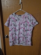 Wear For Care Scrubs Brand Shirt SIZE LARGE