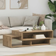 Table basse Bois d'ingénierie moderne Rectangulaire Surface salon chic vidaXL vi