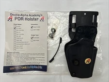 Double Alpha Academy PDR Holster CZ SP01 Right Hand Black Low Ride Kydex
