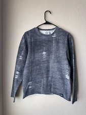 Cheap Monday Pipe Trompe l'oeil Oversize Knit Sweatshirt Men’s Size XS 