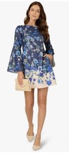 Adrianna Papell Printed A-Line Size 16