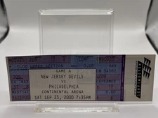 New Jersey Devils Vs Philadelphia Flyers NHL Hockey Ticket 9/23/2000 14903
