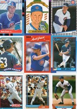 Mark Grace 12 card lot Chicago Cubs