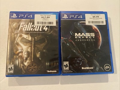 Fallout 4 & Mass Effect Andromeda RPG Lot - Sony PlayStation 4