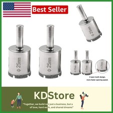 Precision 2pcs 1-Inch Diamond Drill Bits for Effortless Glass  Granite Cutting