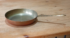 Tagus R310 10 inch copper frying pan made Portugal brass handle