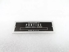 2XDATA PLATE FITS TO VINTAGE PONTIAC HOT ROD STREET #V326-8