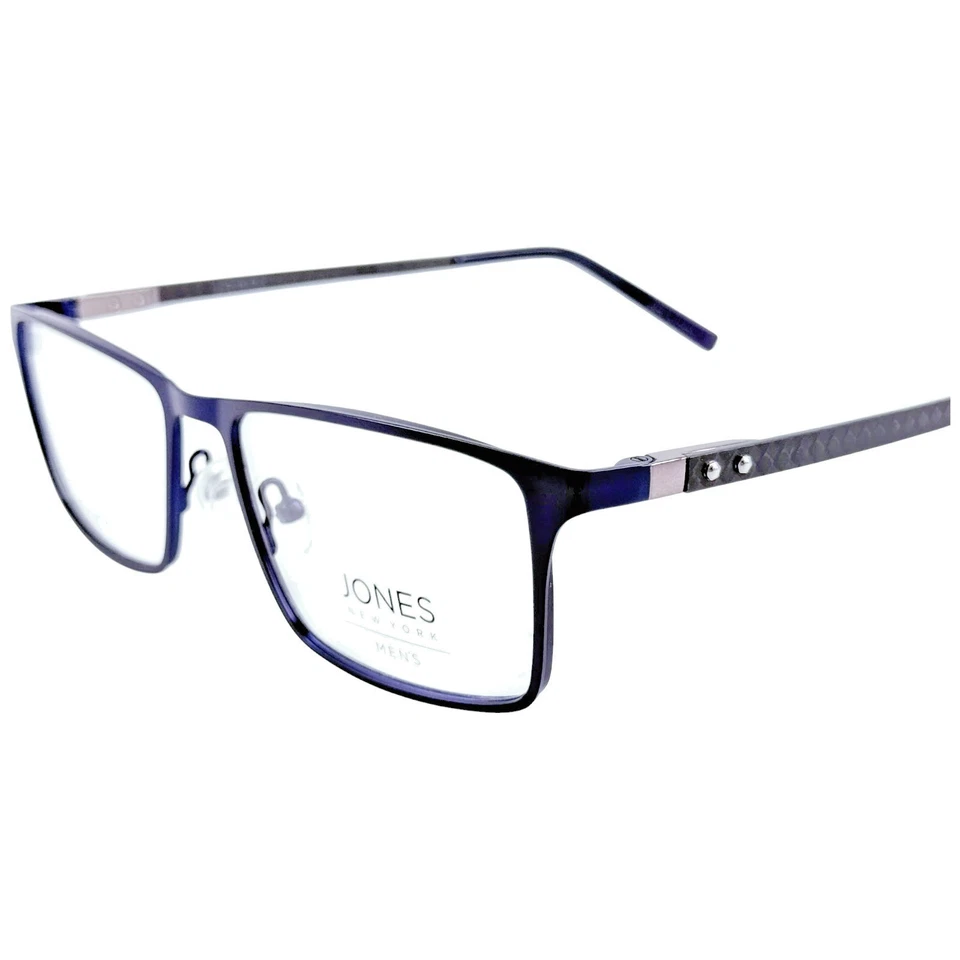 Jones New York VJOM368 Mens Metal Eyeglass Frame Navy 54-17 - Image 2 of 4