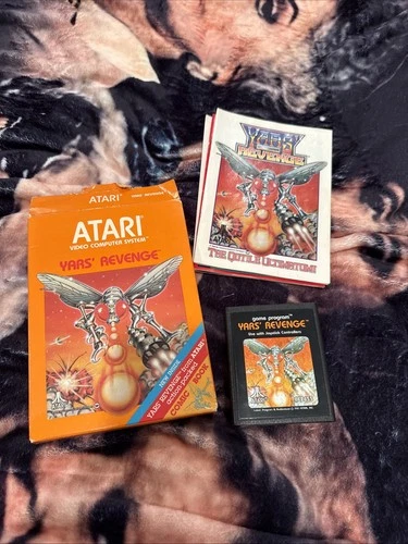Yars' Revenge (Atari 2600, 1982) Includes Box And  Manual