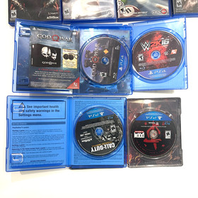 PS4 Game Lot of 15 Games &ndash; Tested & Working Metal Gear Witcher COD Final Fantasy