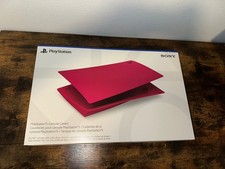 Official Sony PlayStation Cosmic Red Console Cover Plates for PlayStation 5 Disc