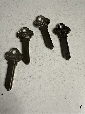 Lot Of 4: Cole National Key CO35 Key Blanks for Various Products