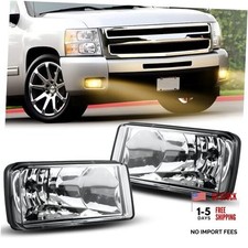 Fog Lights Compatible with 2007-2015 Silverado Suburban Tahoe Yukon-Halogen