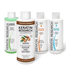 KERATIN RESEARCH 4x 120ml (Pack of 4) Standard Formula, ORIGINAL