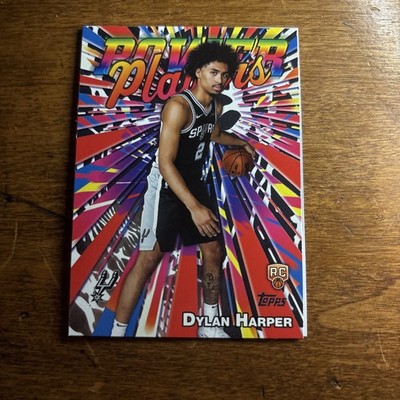 2025 Topps Flagship Basketball Dylan Harper Power Players Rookie #PP-17 Spurs RC