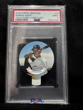 2019 Topps Heritage Aaron Judge - 1970 Baseball Candy Lids #18 POP 10