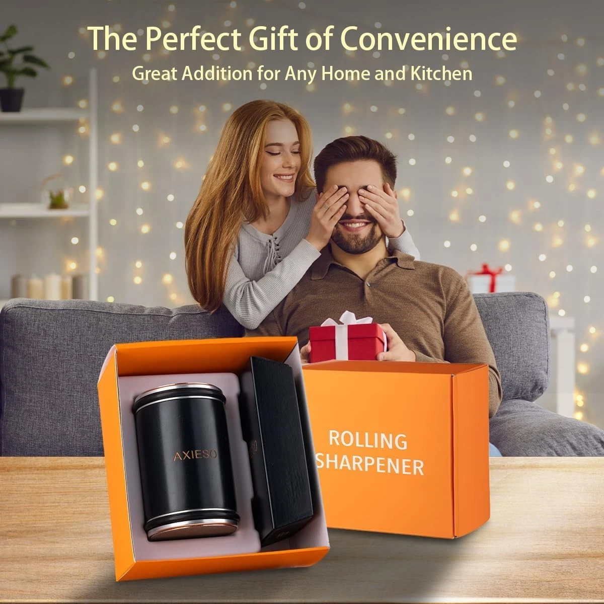 Knife Sharpener Kit - Roller Tool with Diamond & Ceramic - 15 & 20 Angles
Opens in a new window or t