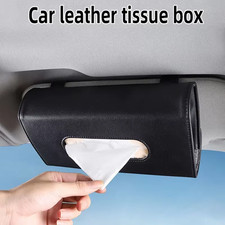 1 Pcs Car Tissue Box Towel Sets Car Sun Visor Tissue Box Holder Auto Interior St