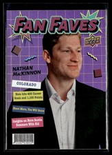 2026-27 Upper Deck Series 1 Hockey Fan Faves #FF-16 Nathan MacKinnon